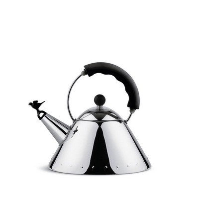 Alessi-Kettle in 18/10 stainless steel suitable for induction